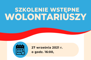 Szkolenie wstępne Wolontariuszy